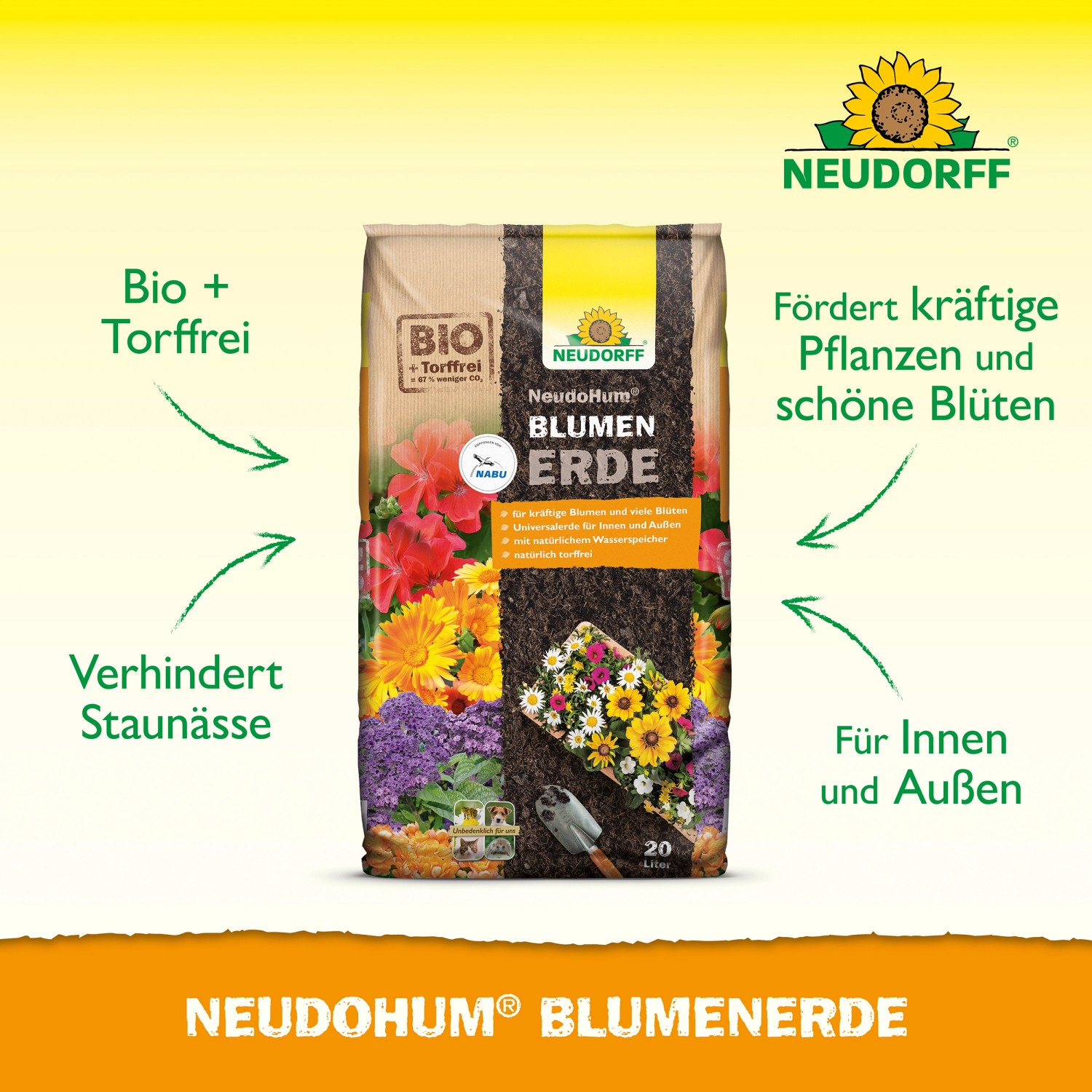 Neudorff NeudoHum BlumenErde  20 l