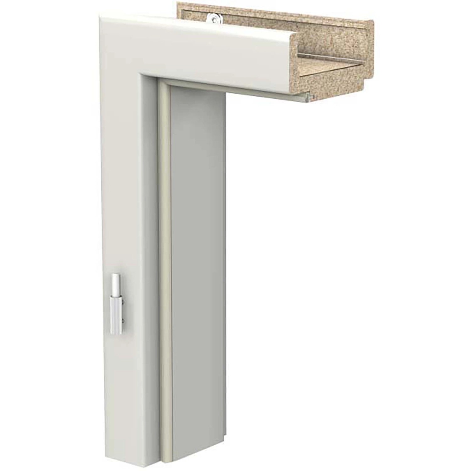 Zarge CPL Arctic Weiß (GL222) 61 cm x 198,5 cm x 10 cm Anschlag L
