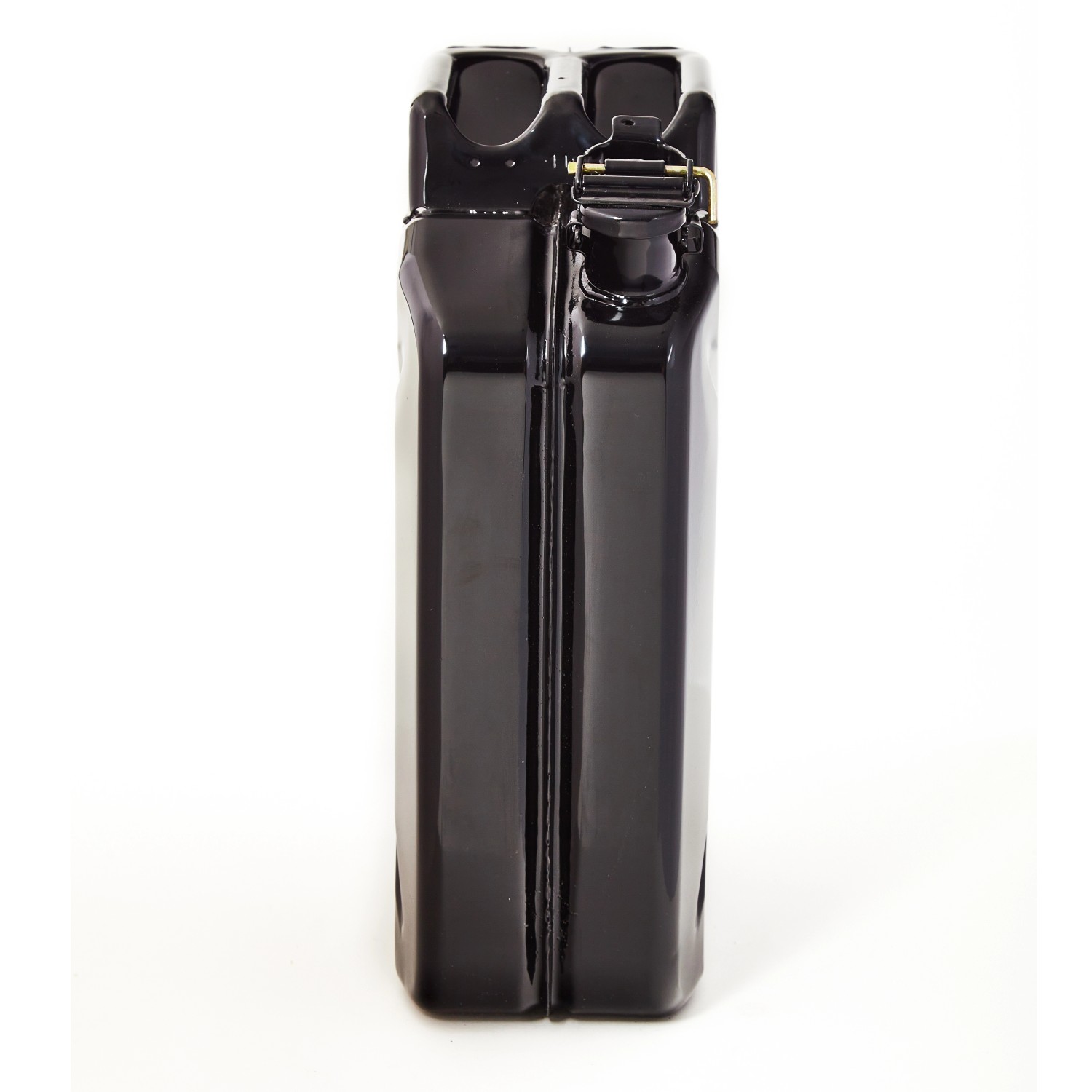 Schwarzer 20L BW Metall Kraftstoffkanister für Benzin, Diesel & E10, TÜV-geprüft.