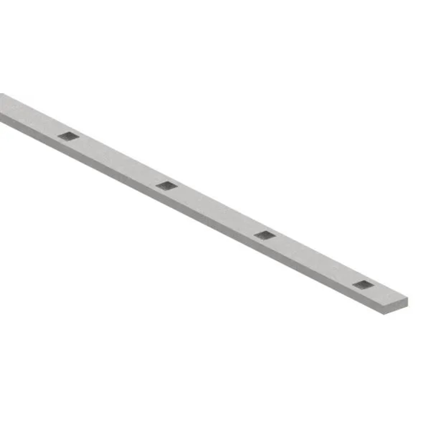 FeNau Flacheisen Gelocht Länge 2000 mm 16 Lochungen Stahl Roh S235JR