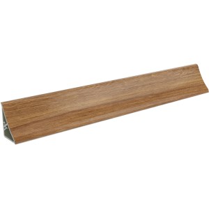 Westag Wandabschlussleiste Plus, 410 cm, Lago Eiche Dunkel. Wandleiste für Arbeitsplatten.