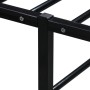 Detailansicht: Schwarzes Metall Bettgestell 180x200 cm von vidaXL.