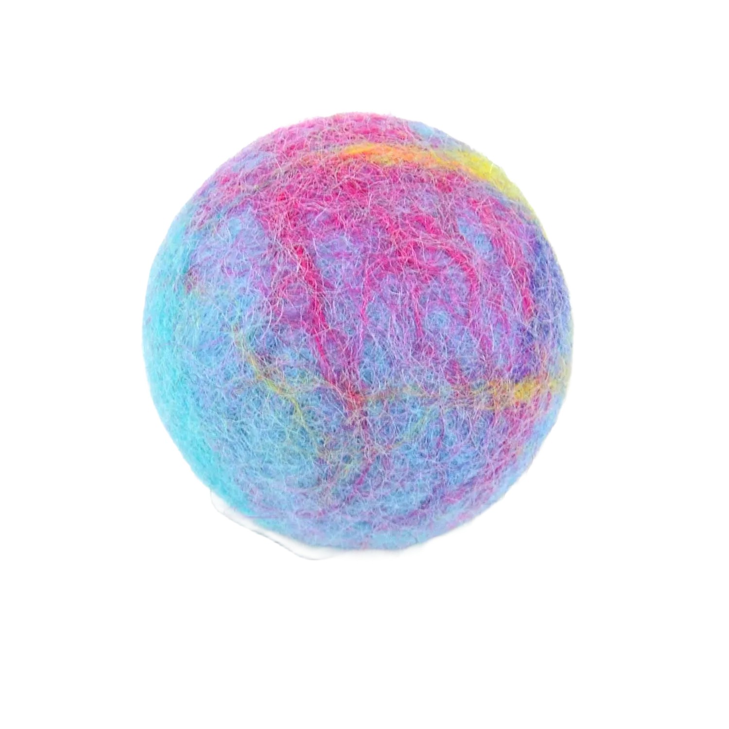 Bunter Hunter Katzenspielzeug Filzball, 4 cm Durchmesser, für Intelligenzspiele.