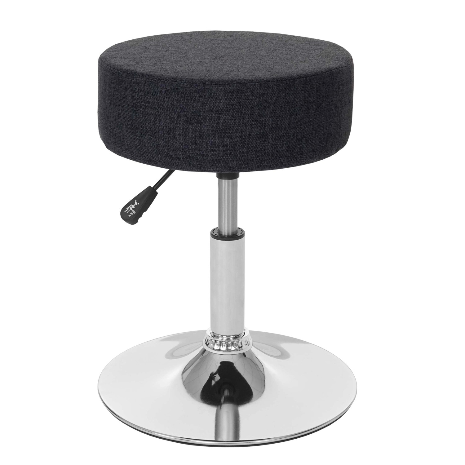 PROREGAL Hocker Höhenverstellbar Und Drehbar Sitzhöhe 43-55cm Durchmesser 3 günstig online kaufen