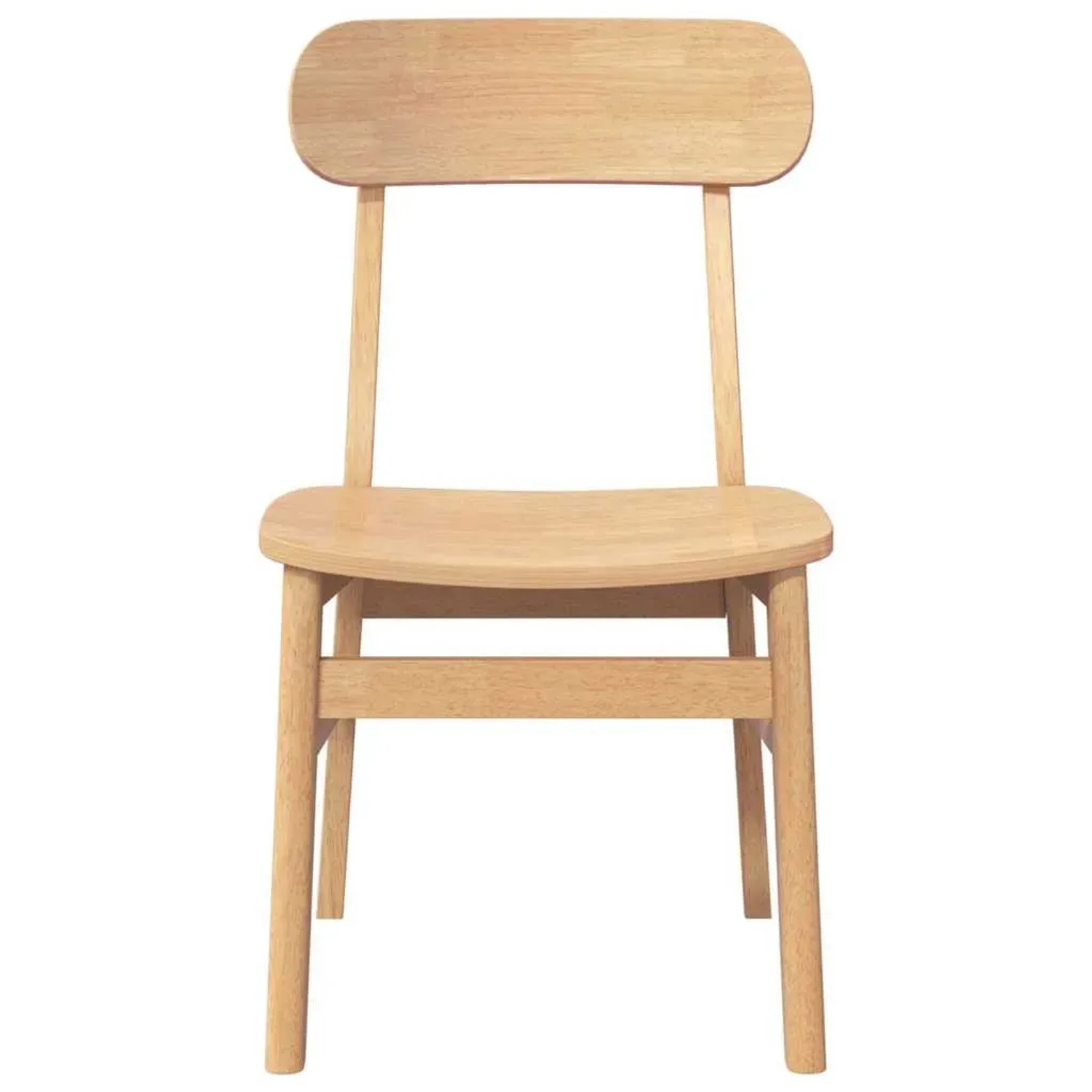 vidaXL Esszimmerstühle 2 Stk Massivholz Gummibaum 4102438_5