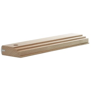 wolfcraft Schlagholz Profi FSC® für Laminat und Parkett, aus Holz mit Aluleiste.