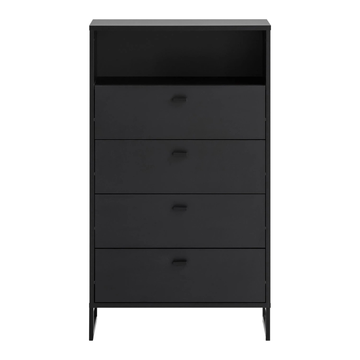 Thumbnail - Schildmeyer Highboard Janne HB 600 Schwarz Matt 103,9 cm x 60,2 cm x 33,05 cm