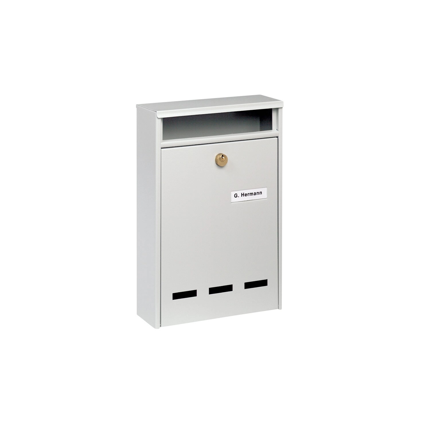 Burg Wächter Briefkasten Wismar 771 Grau