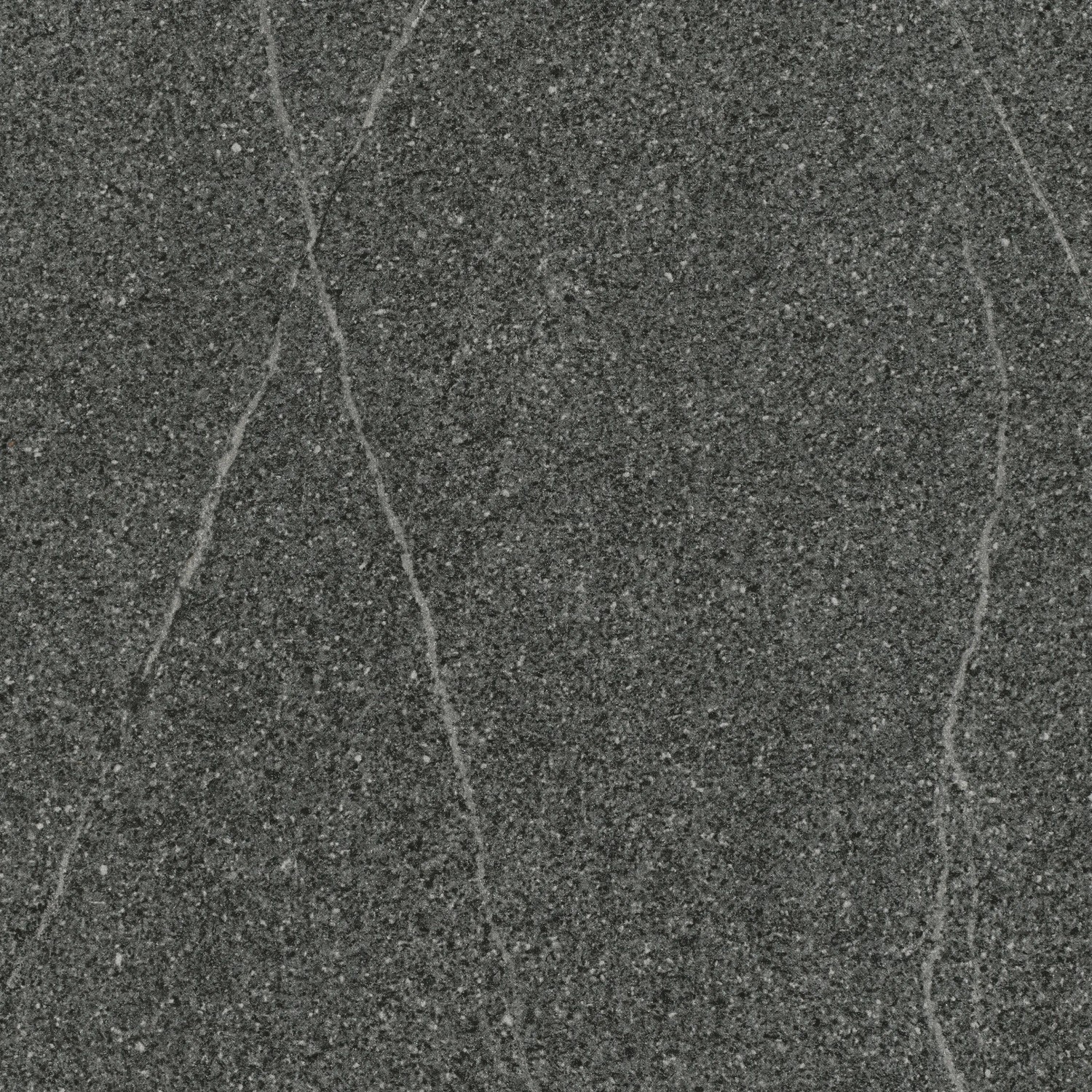 Kaindl Arbeitsplatte Torreano Anthrazit, Küchenarbeitsplatte in dunkler Steinoptik mit feiner Struktur.