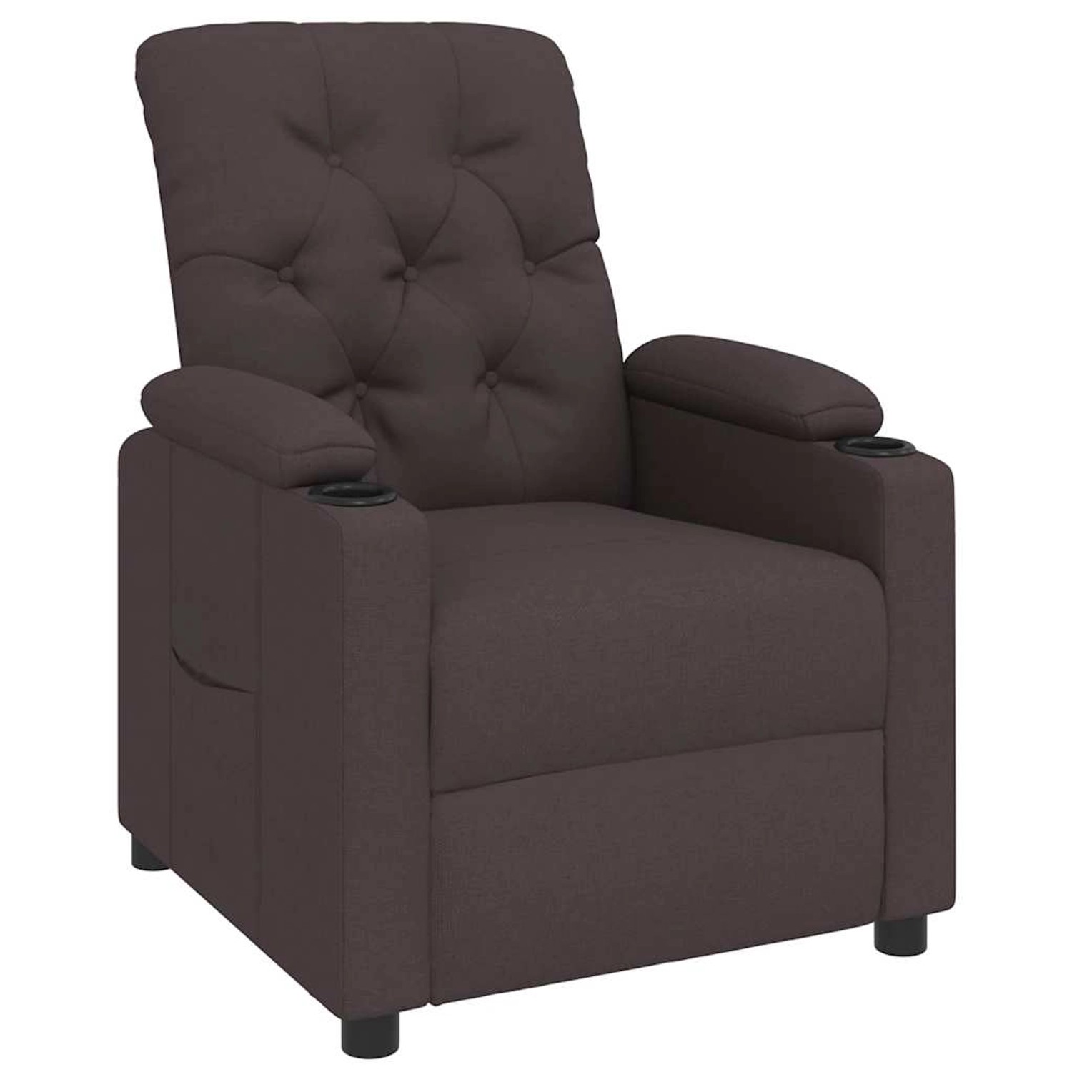 vidaXL Relaxsessel Dunkelbraun Stoff 339107 günstig online kaufen