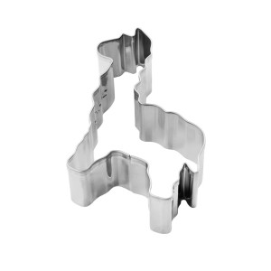 Zenker Ausstecher Lama aus Edelstahl, 55x78mm, für Plätzchen in Lamaform.