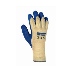 ALLEGRA Polyester Strickhandschuh mit Latexbeschichtung Blau Größe 10