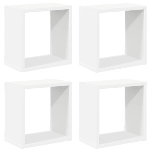 vidaXL Würfelregale 4 Stk Weiß 26x15x26 cm 807026