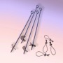 ShelterLogic Bodenanker 76 cm Set für Lauben und Pavillons. Robuste Erdanker mit Stahlseilen zur Verankerung.