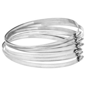 vidaXL Schlauchschellen 6 Stk 91-220 mm Edelstahl 304 4008076