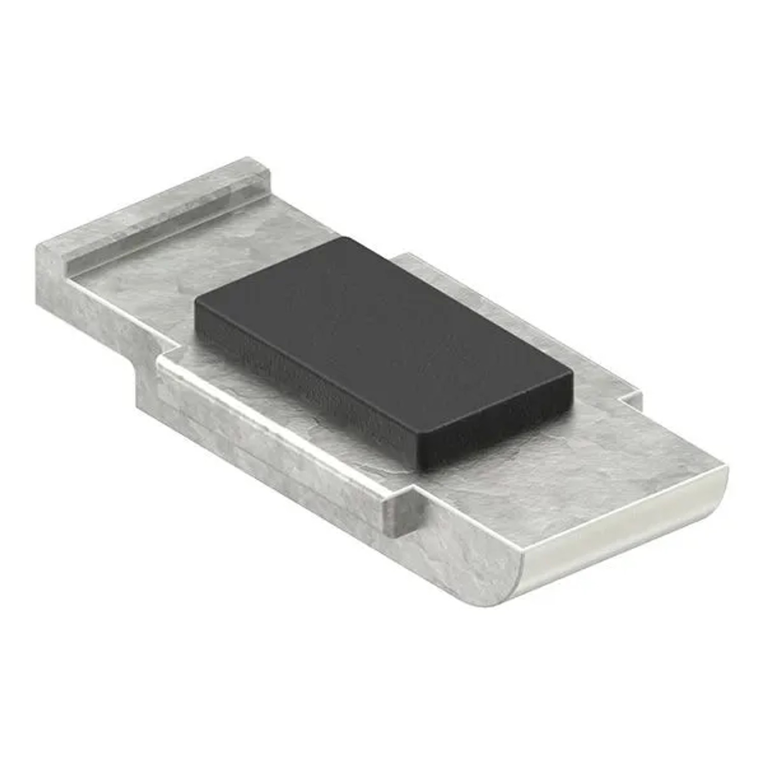 FeNau 1 Sicherungsboden Zu Glasklemme 45x45x26 mm AbZ Edelstahleffekt