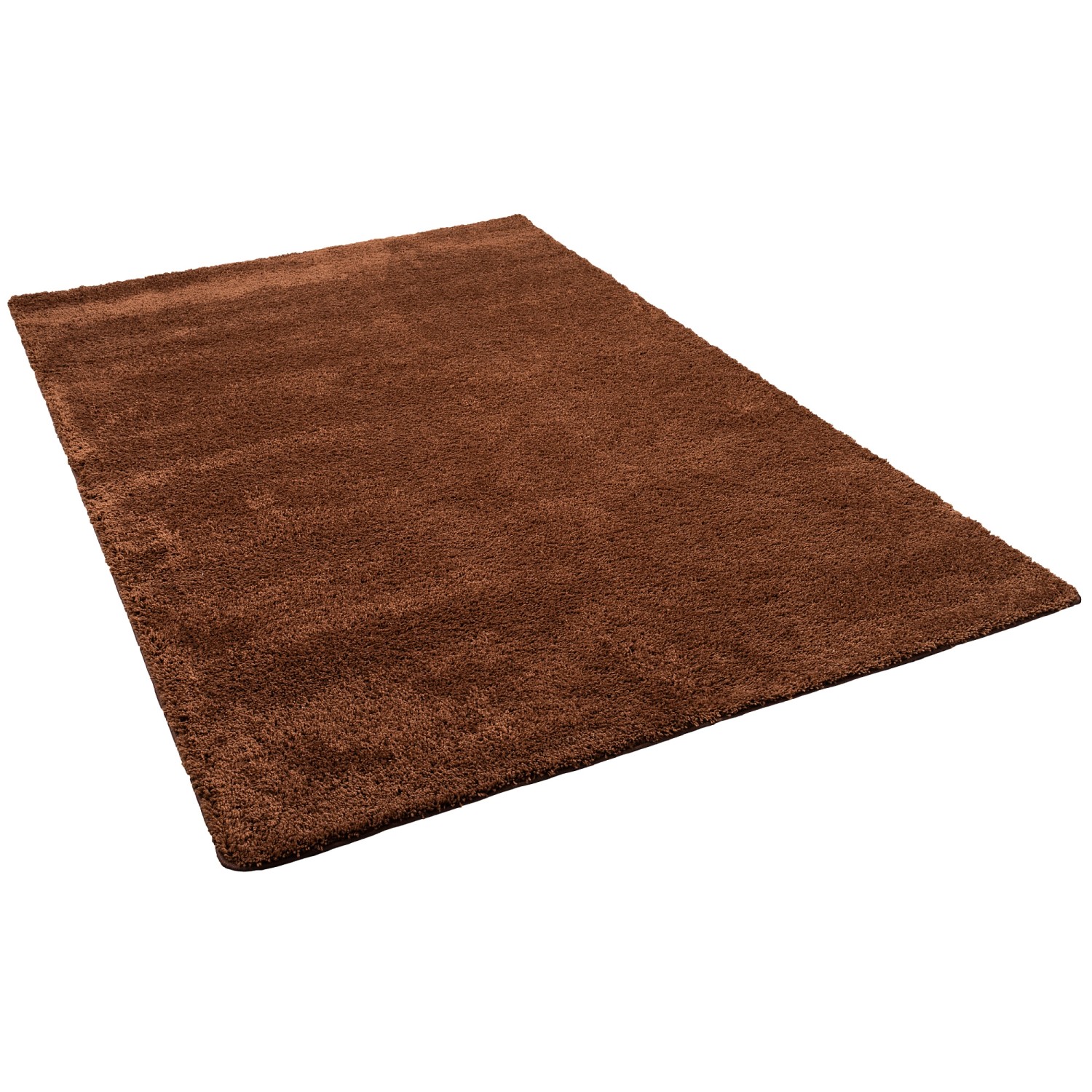 Snapstyle Hochflor Shaggy Teppich Palace Braun 80x160cm günstig online kaufen