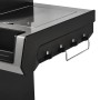 Detailaufnahme: Enders Gasgrill Uniq 4 IK Cruster mit Hakenleiste für Grillbesteck.