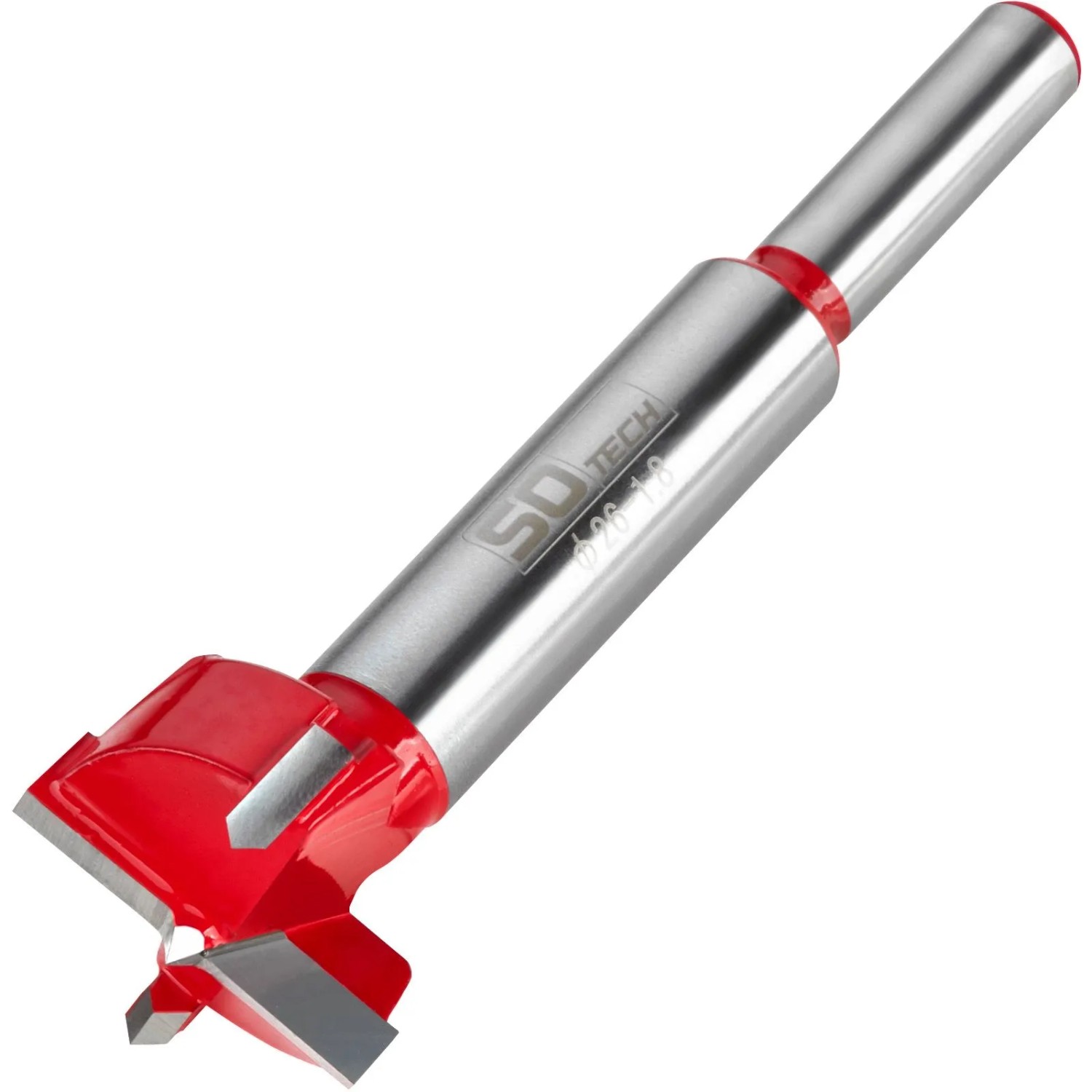 SOTECH Präzisions Forstnerbohrer Ø26 mm x 90 mm Zubehör für Bohrschablone BS-35-T45 BS-35-T48 BS-35-T52