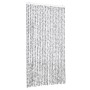 vidaXL Fliegenvorhang Hellgrau und Dunkelgrau 100x200 cm Chenille 377397