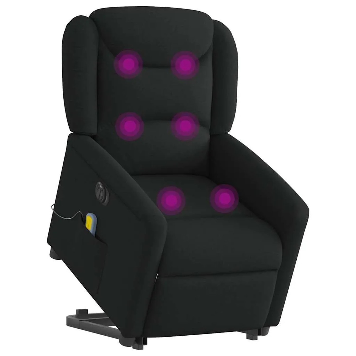 vidaXL Elektrischer Massagesessel mit Aufstehhilfe Schwarz Stoff 3303226 günstig online kaufen