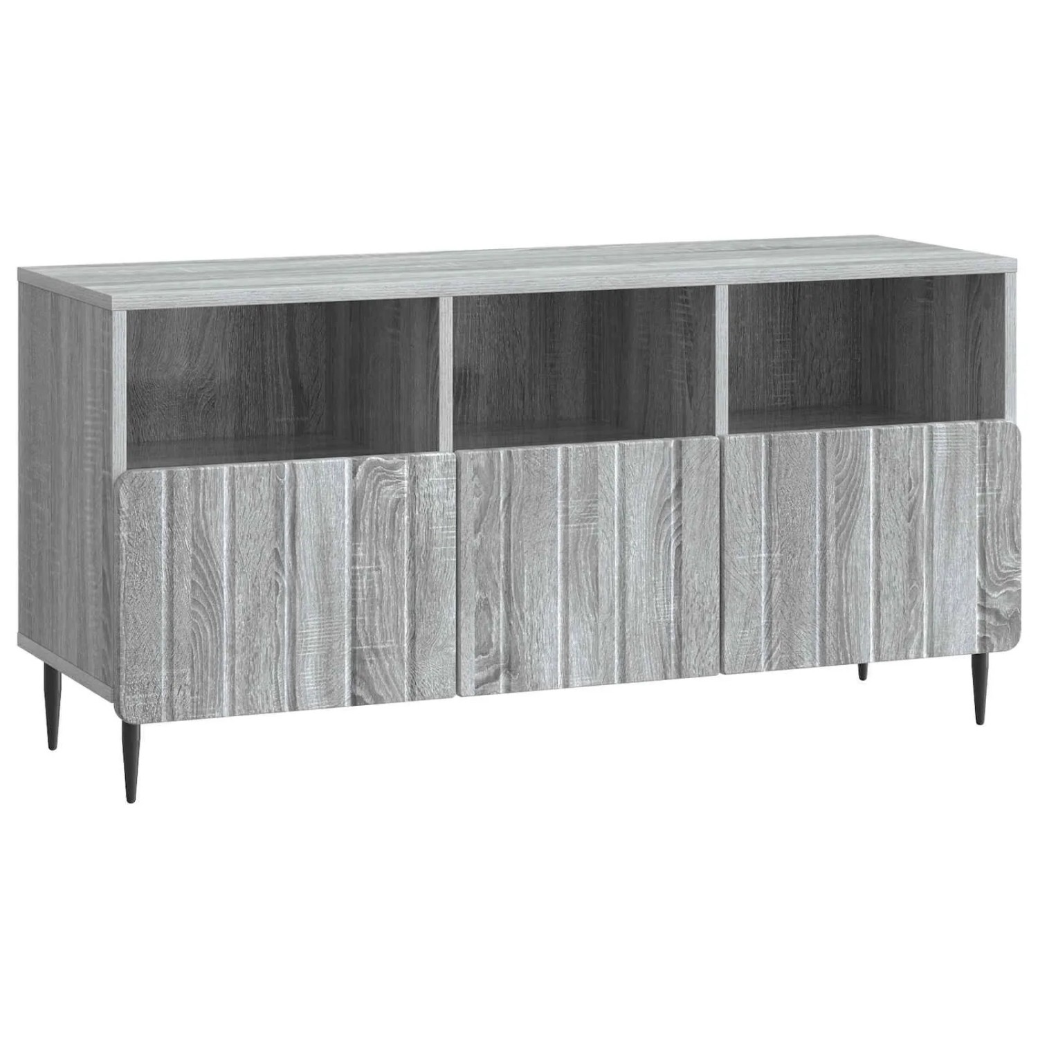 vidaXL TV-Schränk Graues Sonoma 102 x 34,5 x 50 cm Holzwerkstoff 894451
