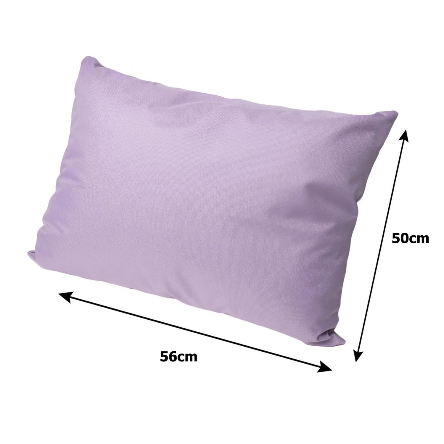 Lila Setgarden Bankkissen, 50x56cm, für 2-Sitzer Gartenbänke. Bequeme Gartenstuhlauflage.