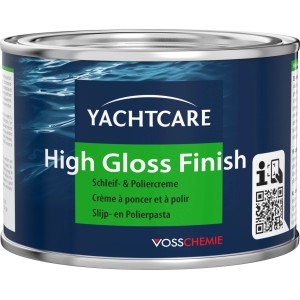 Yachtcare High Gloss Finish, 200g Dose Poliercreme für Holzoberflächen.
