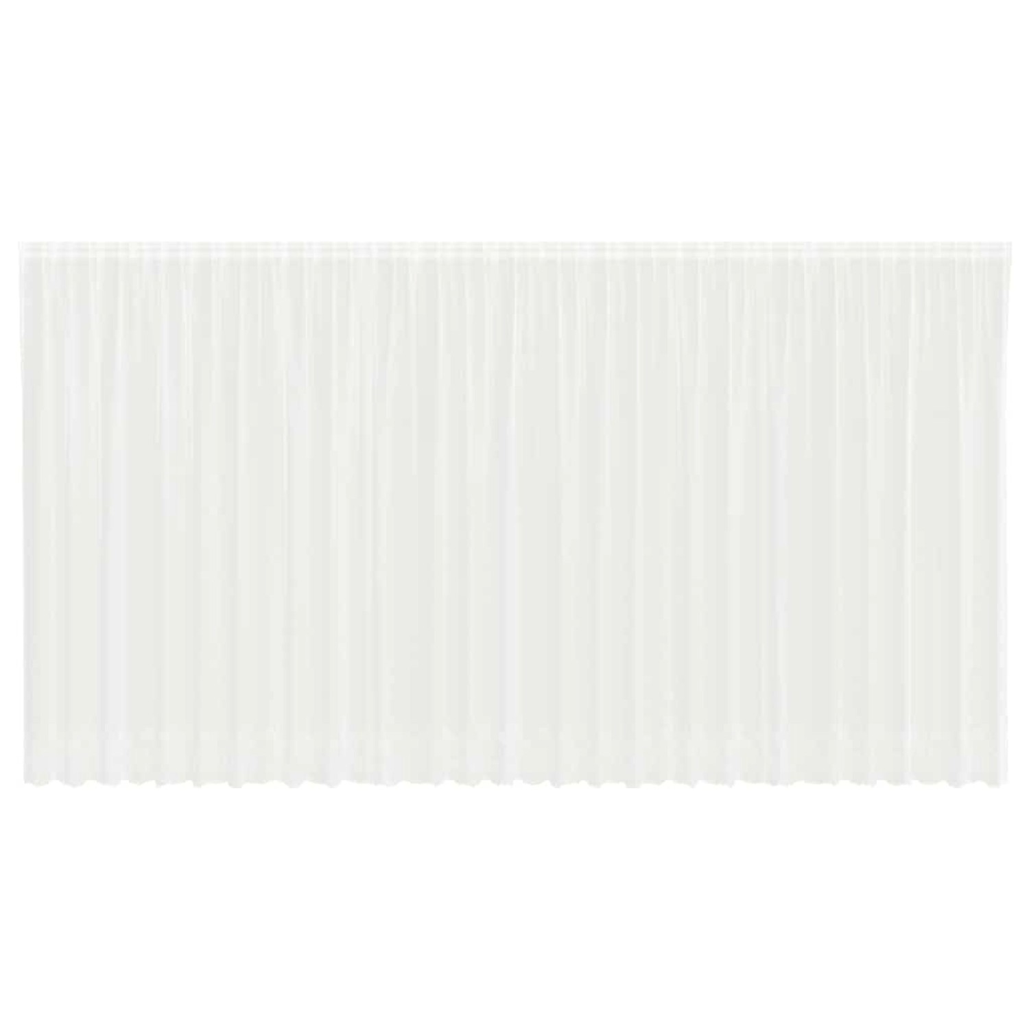 vidaXL Spitzenvorhang mit Vorhängen Weiß 750x220cm Polyester 4107833 günstig online kaufen