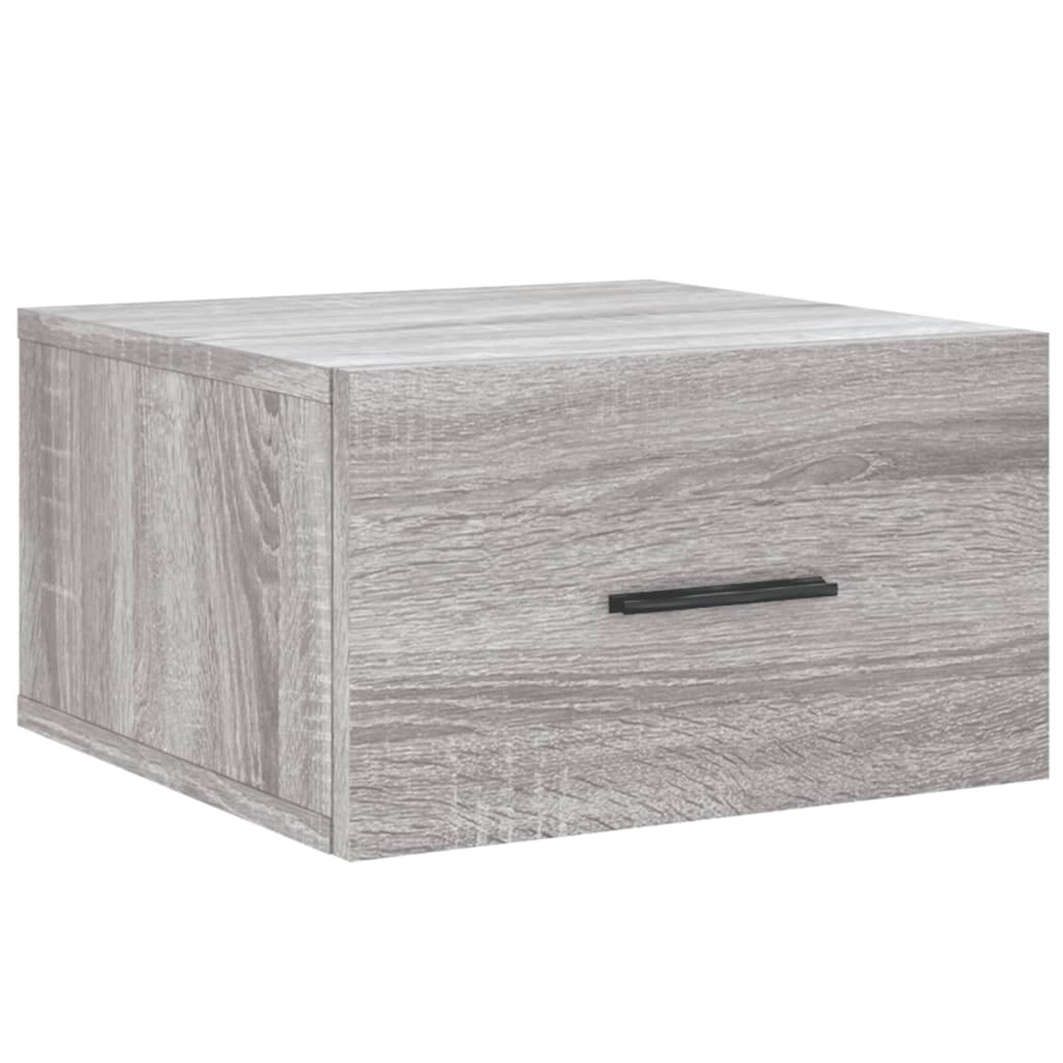 vidaXL Wand-Nachttisch Grau Sonoma 35x35x20 cm Modell 7 günstig online kaufen