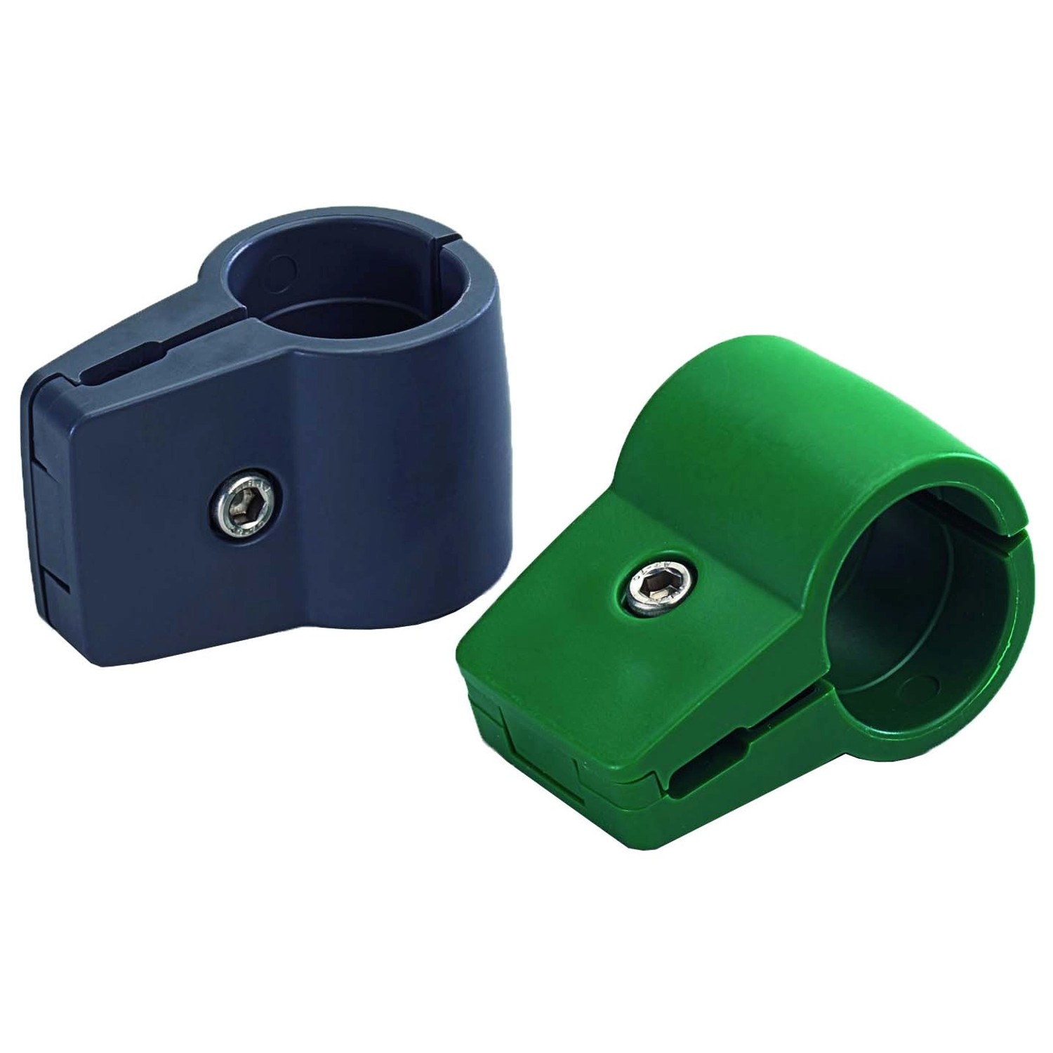 T & J End- und Torverbinder für Gitterzaun Strong Anthrazitgrau Ø 60 mm