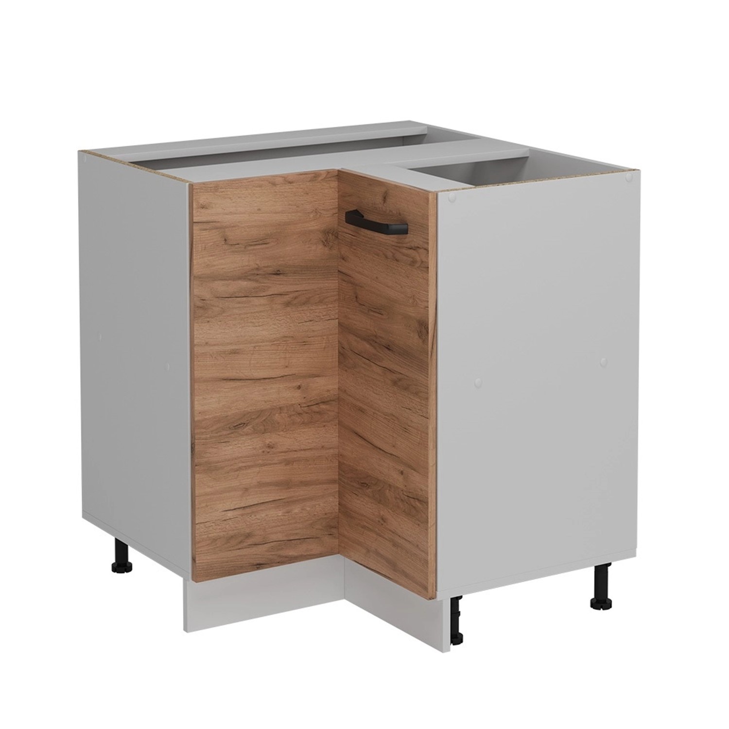 Thumbnail - Vicco Eckunterschrank R-Line Goldkraft Eiche 76 cm ohne Arbeitsplatte