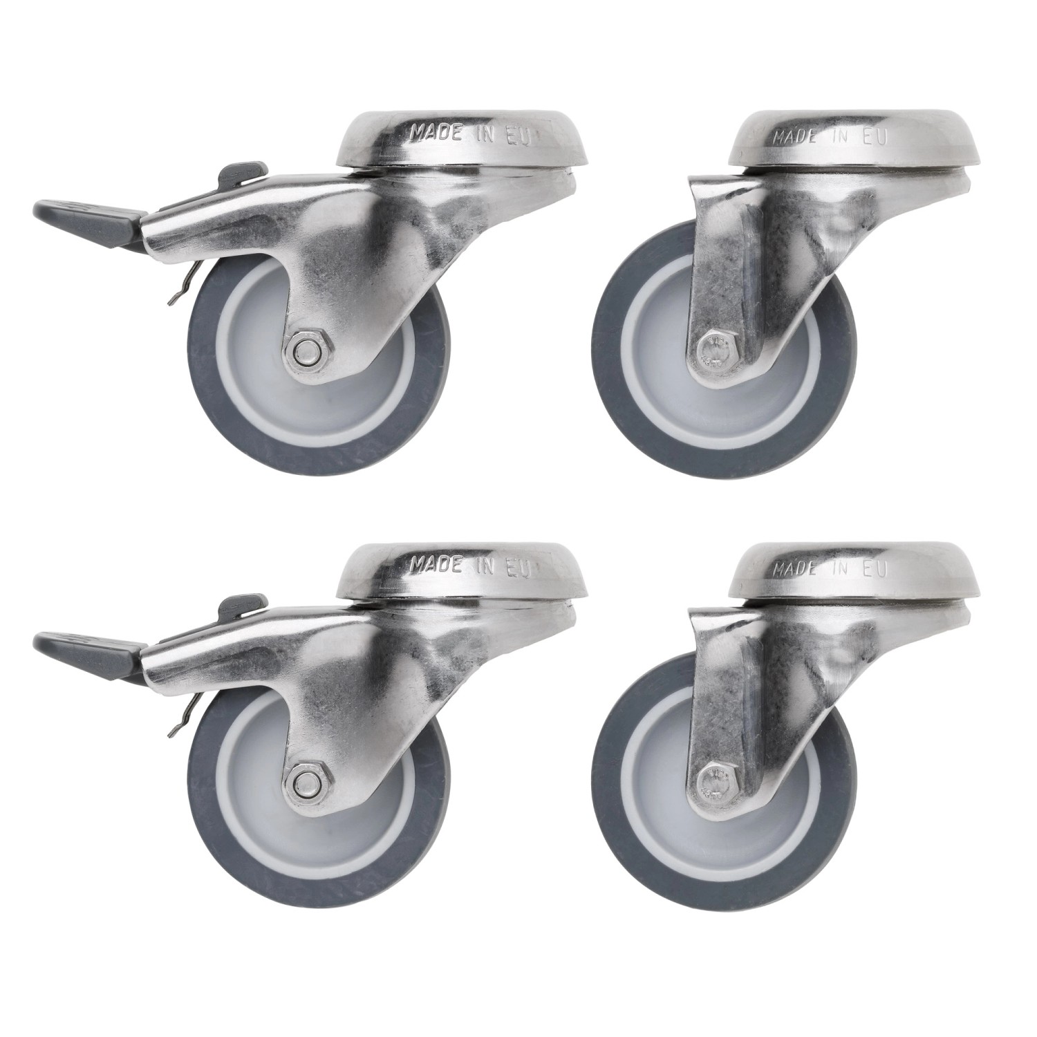 PROREGAL Rollensatz Für Pizzakartonsammler Zubehör Verzinkter Stahl Grau günstig online kaufen