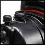 Detailaufnahme: Einhell GC-GP 6538 Gartenpumpe, schwarzes Gehäuse mit Einfüll- und Ablassschraube.