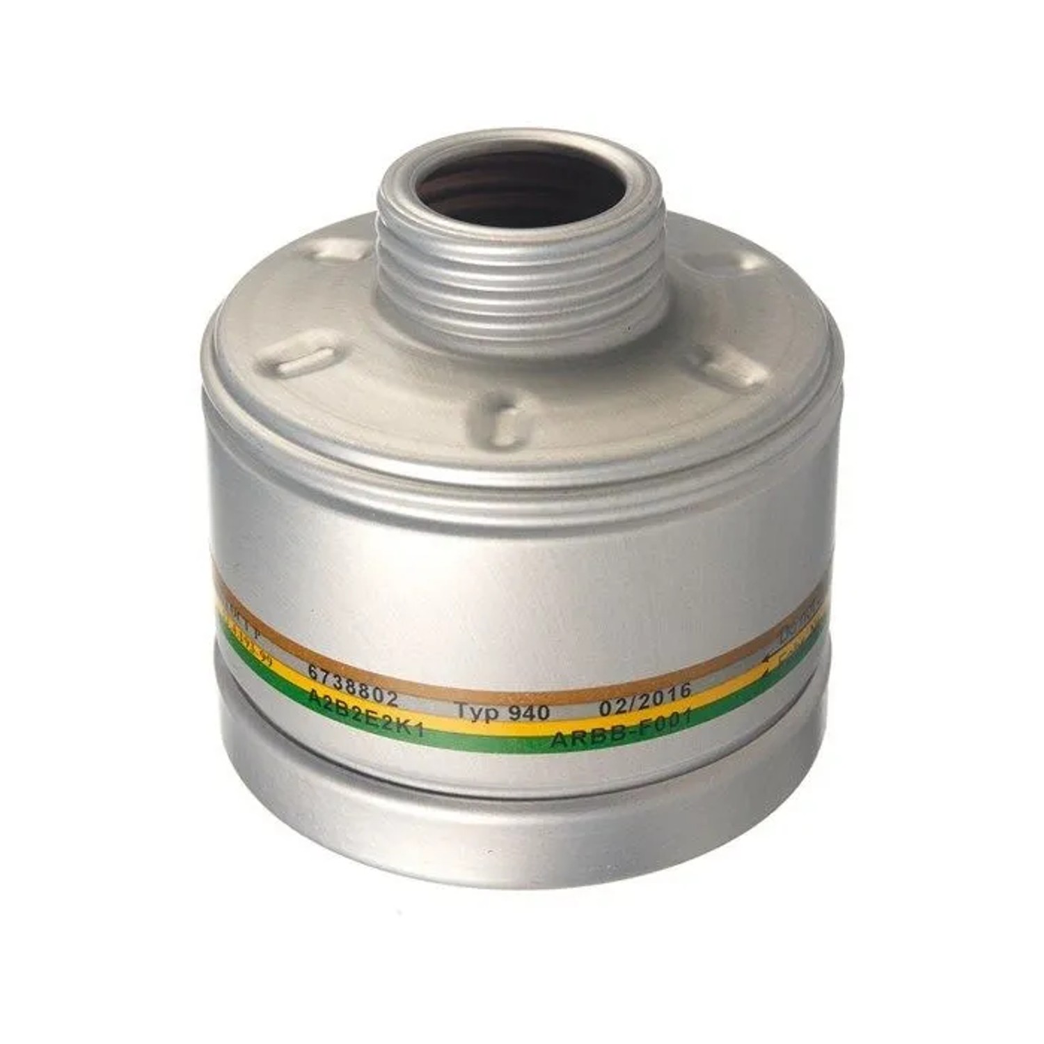 Dräger Gasfilter Gasmasken Filter 940 A2b2e2k1 mit Rd40 Anschluss Silber
