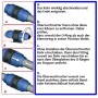 Montageanleitung für Cepex Verschraubung, 90° Winkel, Kunststoff, schwarz, für PP-PE Rohre.