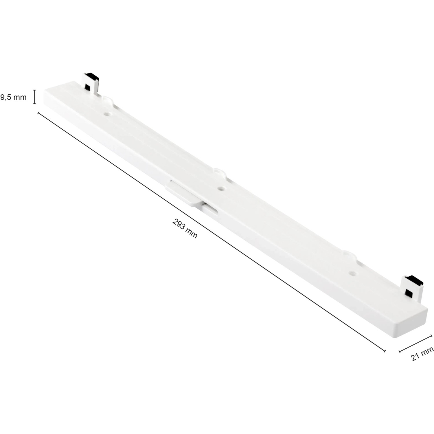Schellenberg Universal-Fensterlüfter Starterset, weiß, mit Maßangaben. Fenster-Zubehör für bessere Luftzirkulation.