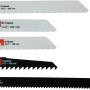 Makita Reciprosägeblätter Set P-83945, 5-teilig, für Holz, Metall, Kunststoff und Gipskarton.