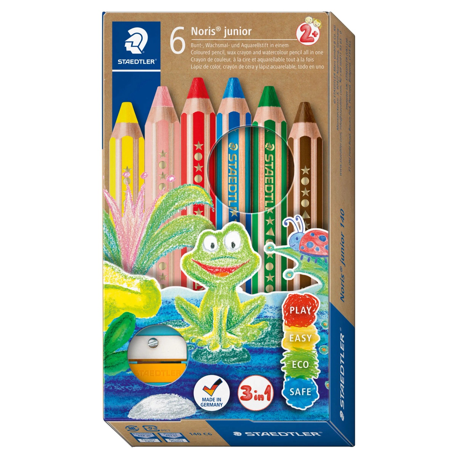 STAEDTLER Buntstifte Set – 24 Stück In Kunterbunten Farben, Perfekt Für Schule & Hobby