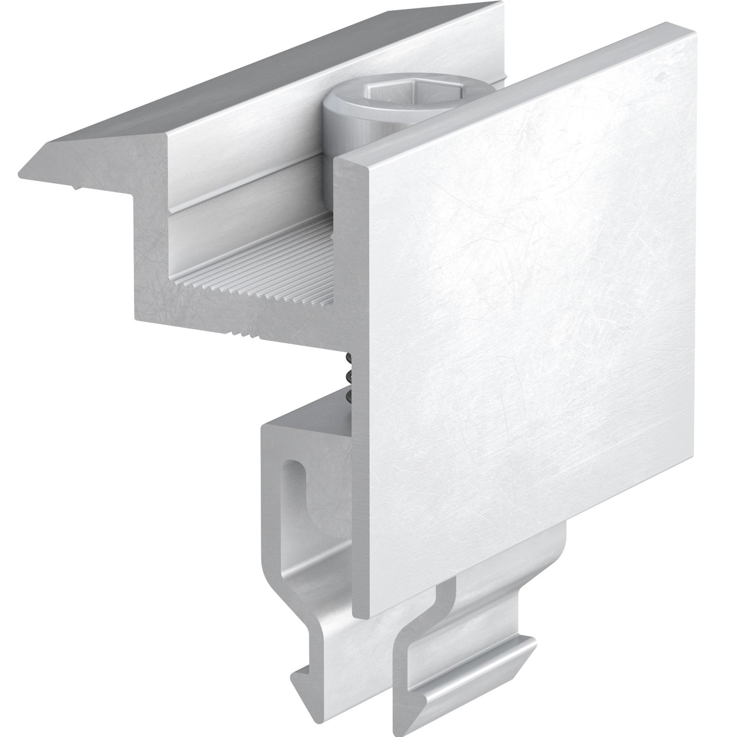 Solar Base Start- und Endklemme Blank für PV-Module 30 mm - 40 mm