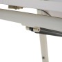 Detailaufnahme: Mechanismus des Siena Garden Movesessel Bologna, seidengrau, mit stufenlos verstellbarer Rückenlehne.