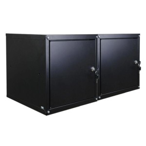 PROREGAL Mega Deal 2x Schließfachwürfel Cubic HxBxT 35 x 35 x 35 cm Schwarz