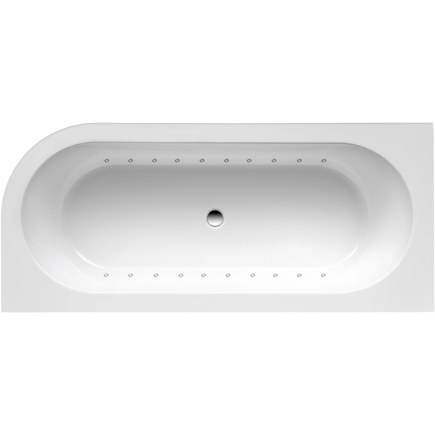 Ottofond Whirlpool Rechts Modena Corner Komfort-Lightsystem 178 cm x 78 cm günstig online kaufen