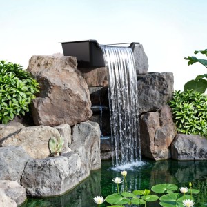 Sunsun Wasserfall Garten Bachlaufschale 60L Teichschale Wasserkaskade Teichwanne