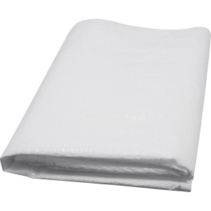 10er Pack Sandsäcke aus PP-Gewebe, weiß, unbefüllt für Hochwasserschutz und Garten.