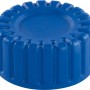 Blaue Ablass-Schraube aus Kunststoff für Gartenpumpen & Hauswasserwerke.