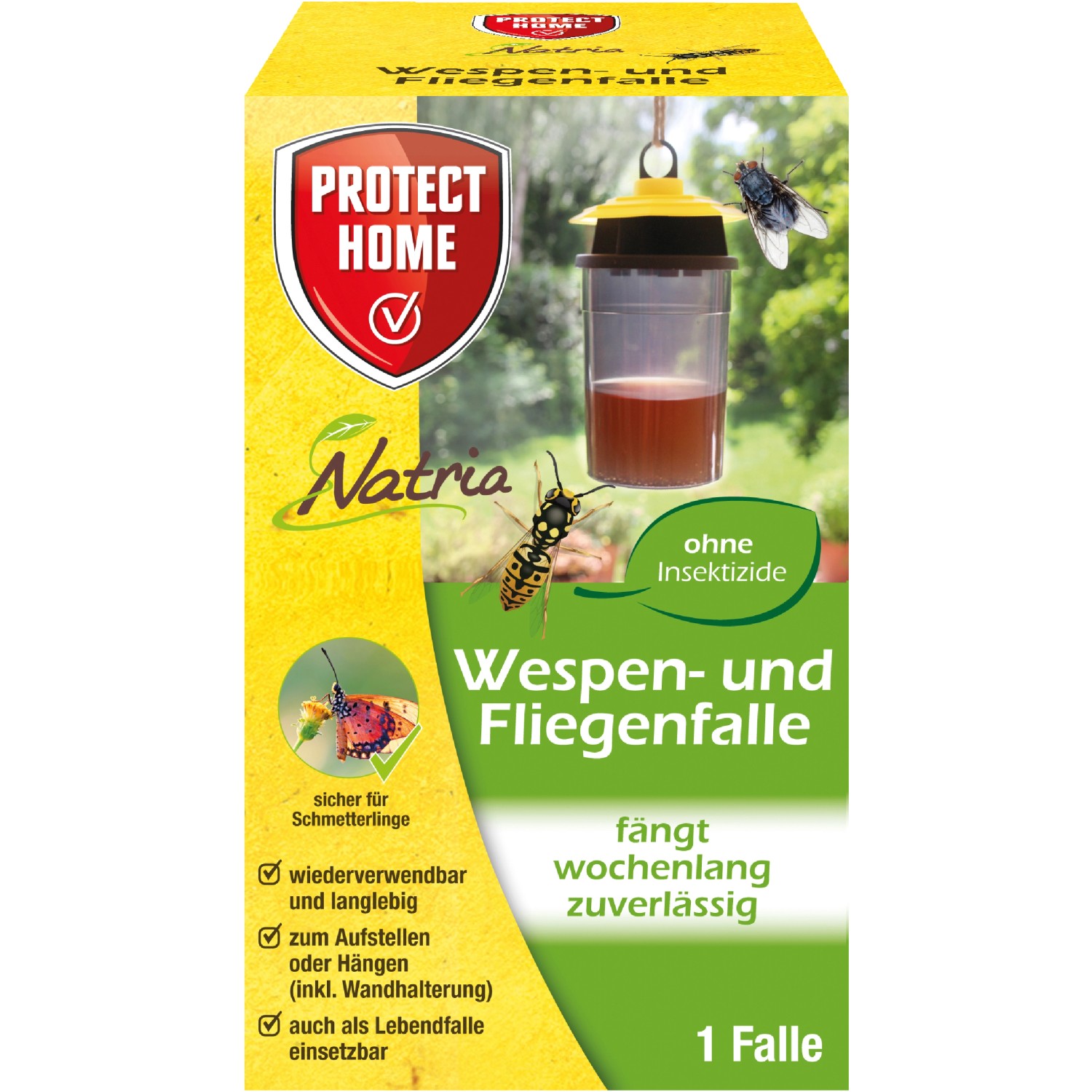 Protect Home Natria Wespen- und Fliegenfalle 1 Stück