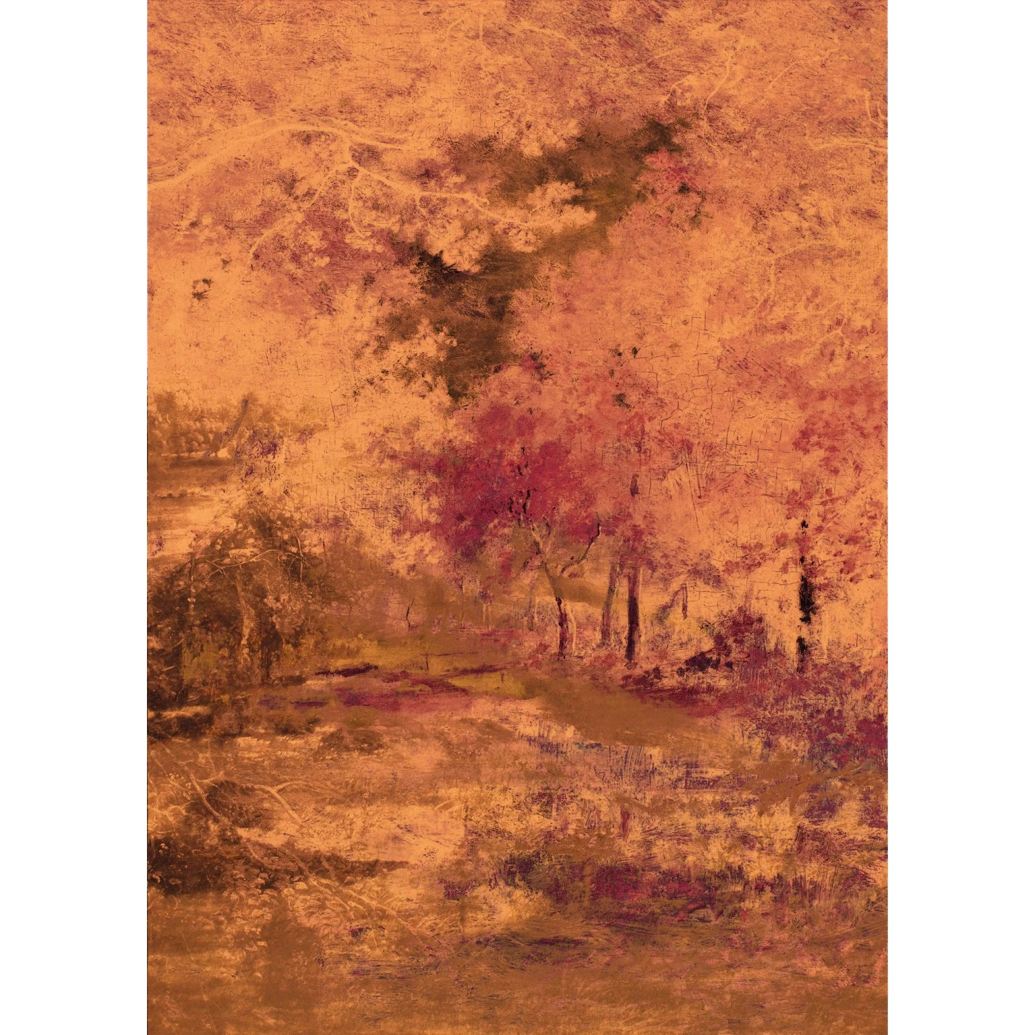 Komar Fototapete Vliestapete Autumna, glatt, bedruckt, geblümt, floral, realistisch, 200 x 280 cm