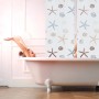 Relaxdays Duschrollo Kunststoff Aluminium Semitransparent Bedruckt Wasserabweisend Schnelltrocknend 60 cm x 240 cm 0,36 kg_2