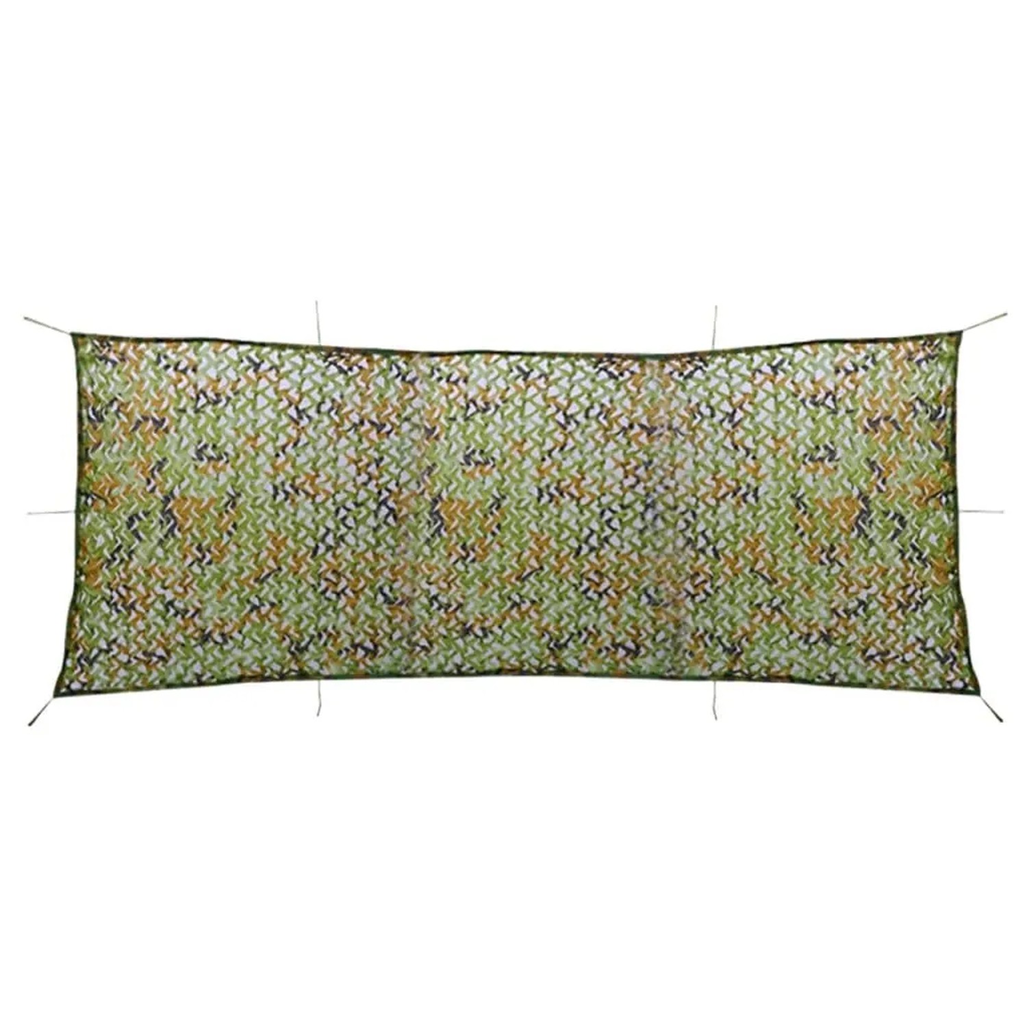 vidaXL Tarnnetz mit Aufbewahrungstasche 1,5x5 m Grün 135874